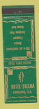 Matchbook Cover - Hotel Thelma Lakeland FL