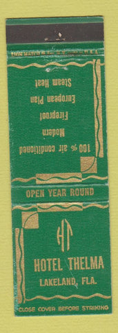 Matchbook Cover - Hotel Thelma Lakeland FL