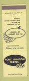 Matchbook Cover - Fort Walton Motel Fort Walton Beach FL