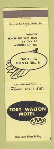 Matchbook Cover - Fort Walton Motel Fort Walton Beach FL