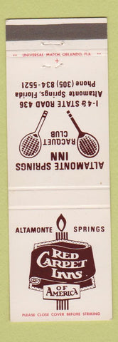 Matchbook Cover - Red Carpet Inns of America Altamonte Springs FL