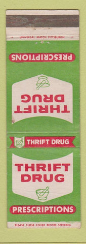 Matchbook Cover - Thrift Drug Stores