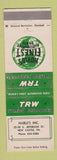 Matchbook Cover - Toledo Products Auto Parts Hable's New Castle PA