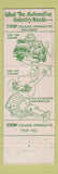 Matchbook Cover - Toledo Products Auto Parts Hable's New Castle PA