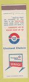 Matchbook Cover - United Delco Auto Parts