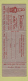 Matchbook Cover - Champion Spark Plugs NO DEALER