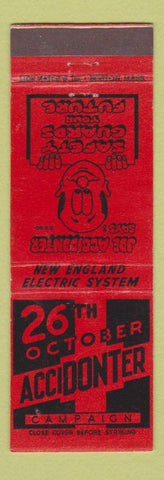 Matchbook Cover - New England Electric System Safety Campaign