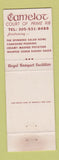 Matchbook Cover - Camelot Restaurant Miami Beach FL