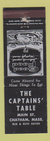 Matchbook Cover - Captains' Table Chatham MA