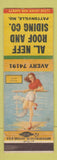 Matchbook Cover - Al Neff Roofing Siding Pattonville MO pinup