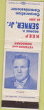 Matchbook Cover - George Senner Jr Miami AZ