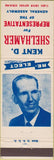 Matchbook Cover - Kent D Shelhamer Bloomsburg PA election