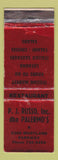 Matchbook Cover - PJ Russo Italian Market WORN
