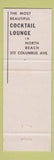Matchbook Cover - Spivey's San Francisco CA George Stuart Veach Piano