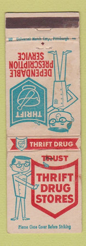 Matchbook Cover - Thrift Drug Stores WEAR