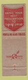 Matchbook Cover - Thrift Drug Stores WEAR