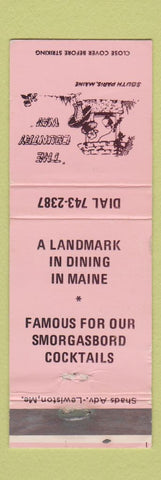 Matchbook Cover - The Country Way South Paris ME