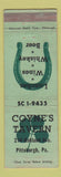 Matchbook Cover - Coyne's Tavern Pittsburgh PA WEAR