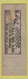 Matchbook Cover - The Hut Dry Falls Junction pinup WA WORN
