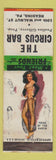 Matchbook Cover - Circus Bar Reading PA pinup