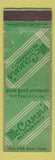 Matchbook Cover - McCann's Restaurants Pittsburgh PA