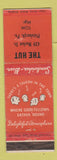Matchbook Cover - The Hut Pittsburgh PA