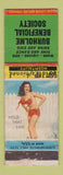 Matchbook Cover - Burholme Beneficial Society pinup WORN