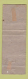 Matchbook Cover - Burholme Beneficial Society pinup WORN