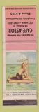 Matchbook Cover - Cafe Astor Ottawa ON pinup WEAR