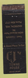 Matchbook Cover - CJ's Towne House Madison WI WORN