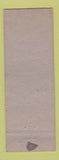 Matchbook Cover - Blue Parrot Restaurant Warrenton VA WHITE STAINED