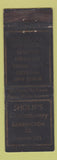 Matchbook Cover - Shoup's Confectionery Barrington IL WORN