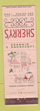 Matchbook Cover - Sherry's Restaurant Des Moines IA