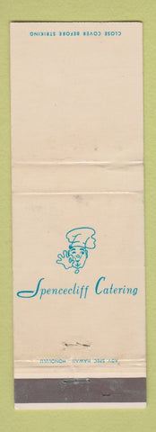 Matchbook Cover - Spencecliff Catering