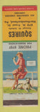 Matchbook Cover - Squires Bar Northumberland PA pinup