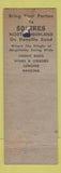 Matchbook Cover - Squires Bar Northumberland PA pinup