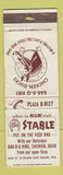 Matchbook Cover - The Stables Restaurant BBQ Miami FL WEAR