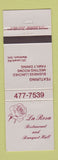 Matchbook Cover - La Rosa Restaurant Markham ON WEAR