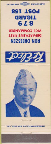 Matchbook Cover - Ron Dreeszen 879 Tigard Post