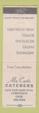 Matchbook Cover - Ala Carte Caterers Carmichael CA WEAR