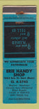 Matchbook Cover - Erie Handy Shop Lawn Mowers WEAR