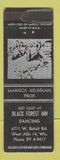 Matchbook Cover - Black Forest Inn West Allis WI WEAR