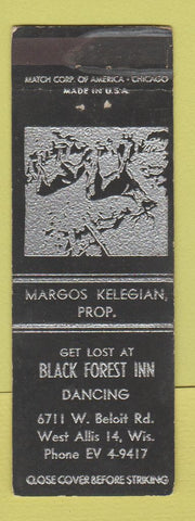 Matchbook Cover - Black Forest Inn West Allis WI WEAR