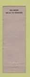 Matchbook Cover - Knotty Pines Conley? GA WORN
