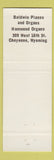 Matchbook Cover - Happy Van Music Man Cheyenne WY Baldwin Piano Hammond Organ