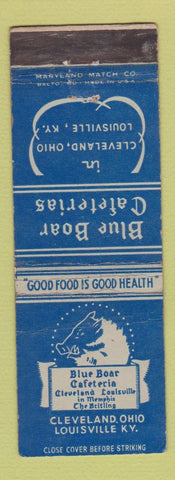 Matchbook Cover - Blue Boar Cafeteria Cleveland OH Louisville KY WEAR