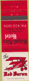 Matchbook Cover - Red Baron Royal Alex Hotel London ON