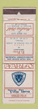 Matchbook Cover - Villa Vera Hotel Acapulco Mexico WEAR