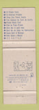 Matchbook Cover - Villa Vera Hotel Acapulco Mexico WEAR