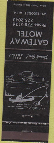 Matchbook Cover - Gateway Motel Whitecourt AB